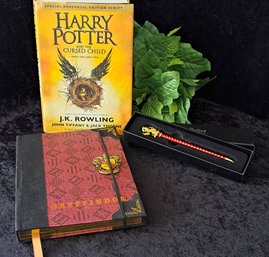 Harry Potter Journal, Pen And Book