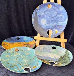 4 Bamboo Party Plates From Immersive Van Gogh Exhibit