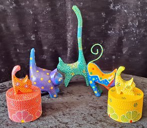 Funky Painted Cats