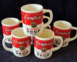 Nostalgic Vintage Set Of Campbell's Tomato Soup Label Mugs