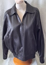 Cypress Grove Men's Black Leather Jacket