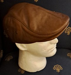 New Brown Leather Peaky Blinders Hat