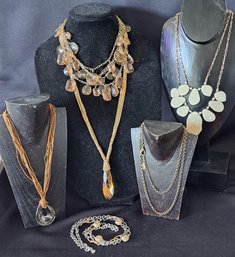 Gold Tone Costume Necklace Collection