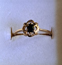 Vintage 14K Sapphire Ring