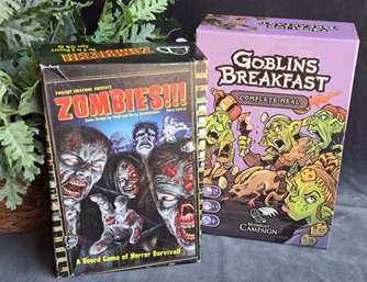 2 Games: Zombies!!! And Goblins Breakfast