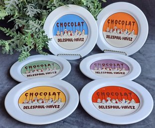 Set Of Six Adorable Pottery Barn Dessert Plates