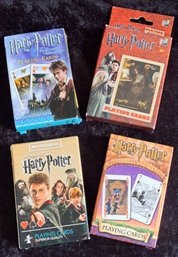 4 Decks Of Harry Potter Playing Cards