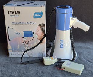 Pyle Bullhorn Model #PMP59IR With Rechargeable Lithium Battery