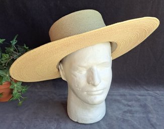 Fabulous Men's Straw Hat Made In Guatemala