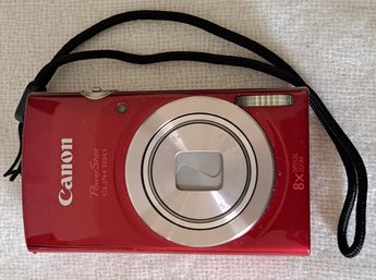 Red Canon PowerShot ELPH180 Camera 8X Zoom In Pouch