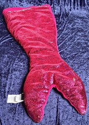 Pink Sequined Mermaid Tail Blanket/ Snuggie