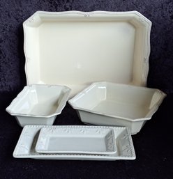 Fabulous Ivory Color Baking And Serving Dishes From Worldwide And Signature