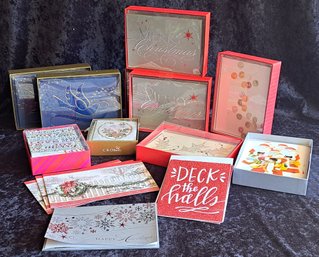 Assortment Of New, Boxed Christmas Cards