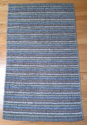 Blue And Brown Tone 30' X 50' Throw Rug