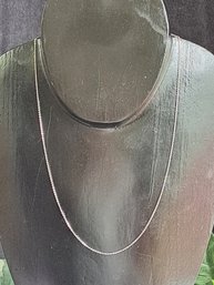 14K White Gold Chain Made In Italy 18' Long