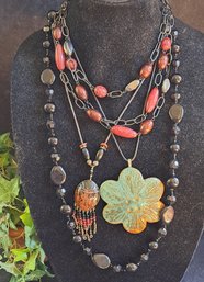 Great Costume Jewelry Collection: 4 Necklaces