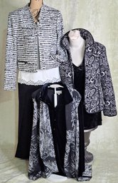 Black & White Wardrobe Pieces Including Chico's, Coldwater Creek, Calvin Klein And More
