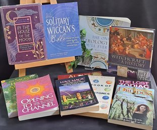Collection Of Witchy Books Including The Solitary Wiccan's Bible & Love Magic By The Famous Laurie Cabot