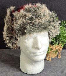 Adults Wool Blend Fur Trapper's Cap