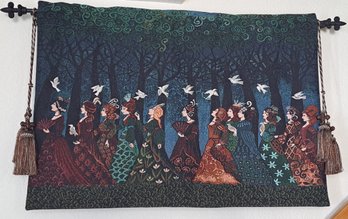 Women Of The Sacred Grove Tapestry Wall Hanging By GaelSong