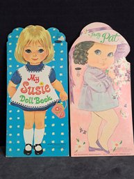 Vintage My Susie And Pretty Pat Paper Doll Books