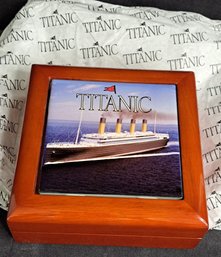 Titanic Museum (Branson) Wooden Lacquered Trinket/ Jewelry Box