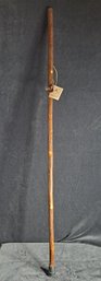 NWT Fabulous Hickory Walking Stick Made In Estes Park By Whistle Creek