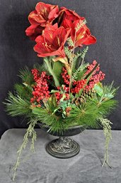 Beauriful Christmas Floral Arrangement 24 Inches Tall