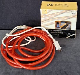 New In Box Clear Rope Lights And Red Rope Lights