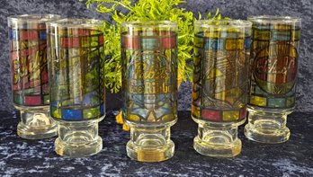 Vintage Beer Glass Collection Falstaff, Schaefer, Pabst Blue Ribbon, Miller, Schlitz