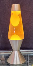 Vintage Lava Lamp In Yellow