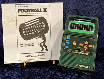 Vintage Mattel Football Two Handheld Game