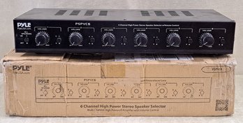 Pyle PSPVC6 6 Channel High Power Speaker Selector W/ Volume Control
