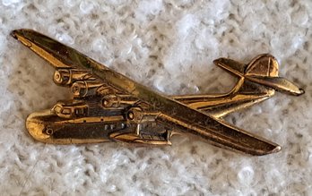 Vintage 1930's Pan Am Pilot Airplane Pin/ Brooch China Clipper Flying Boat Pan American Airways