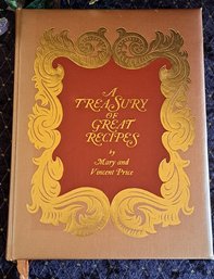 Rare 1st Printing 1965 A Treasury Of Great Recipes By Mary & Vincent Price
