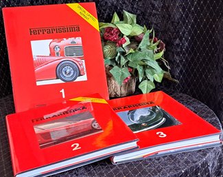 Ferrarissima Series Volumes 1, 2 & 3 Ferrari Limited Editions Italian 1st Editions Vintage