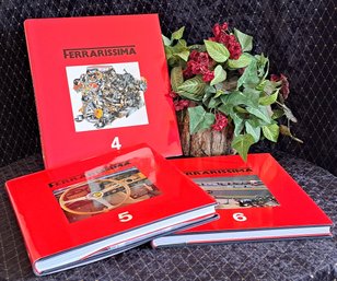 Ferrarissima Series Volumes 4, 5 & 6 Ferrari Limited Editions Italian 1st Editions Vintage