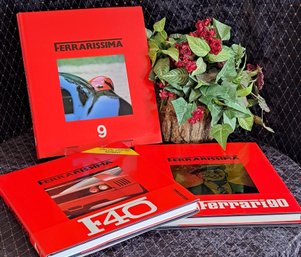 Ferrarissima Series Volumes 7, 8 & 9 Ferrari Limited Editions Italian 1st Editions Vintage