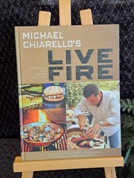 Michael Chiarello's Live Fire Cookbook Signed And Inscribed To Chef Sirio Maccioni On His Retirement
