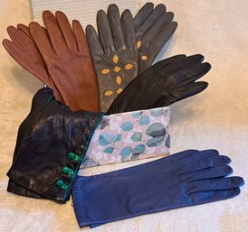 Quintet Of Beautiful Leather Gloves