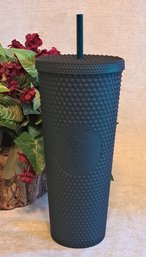 Starbucks Matte Green Studded Venti Size Cup With Straw