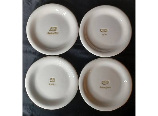 Williams Sonoma Set Of 4 Cheese Plates