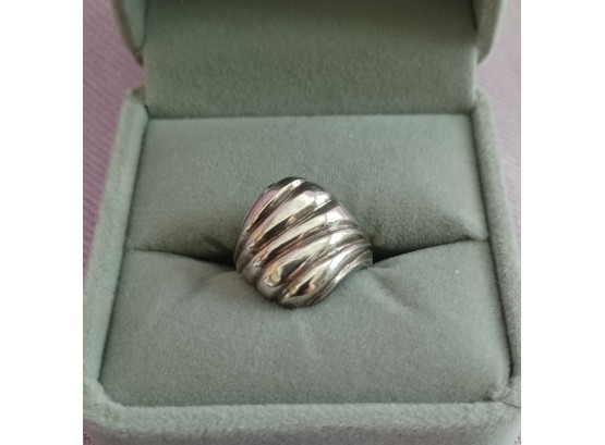 Sterling Silver Dome Ring