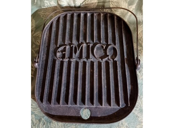Super Rare Antique Cast Iron Griddle/Skillet From Amico