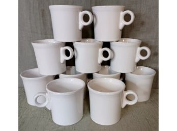 Set Of 11 Fiesta Ware O Ring Mugs