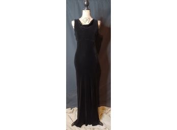 Stunning Ralph Lauren Silk Velvet Long Dress