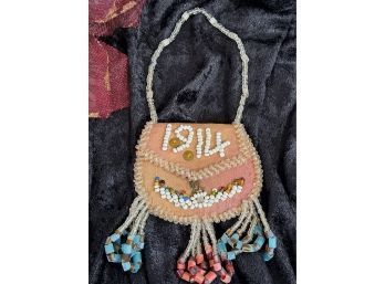 Fabulous Antique Hand Made Beaded Native Craft