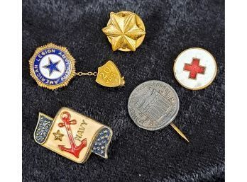 Five Vintage Pins