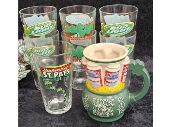 Budweiser Bud Light St. Patrick's Day GlassesLuck O'The Irish Mug