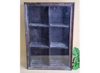 Small Rustic Wall Display Cabinet